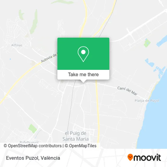 Eventos Puzol map