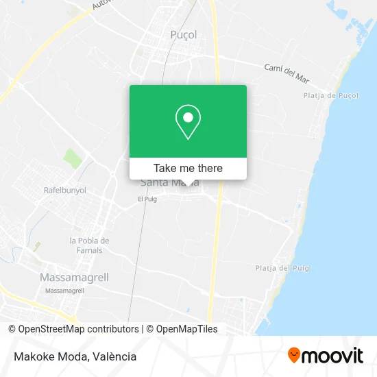 Makoke Moda map