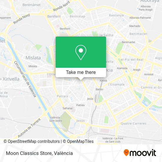 Moon Classics Store map