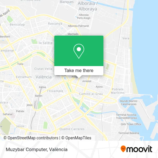 Muzybar Computer map