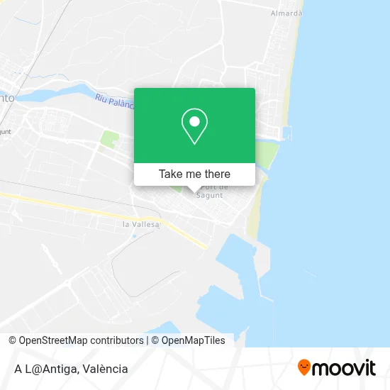 A L@Antiga map