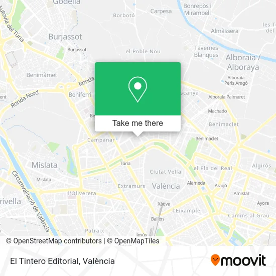 El Tintero Editorial map