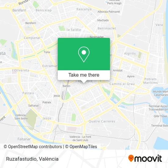 Ruzafastudio map