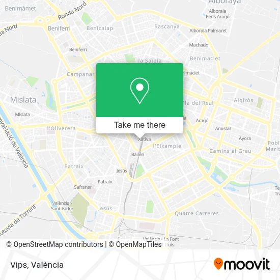 Vips map