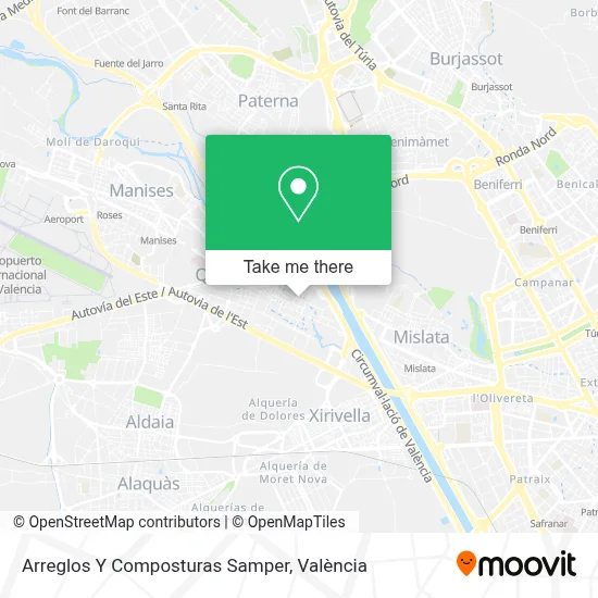 Arreglos Y Composturas Samper map