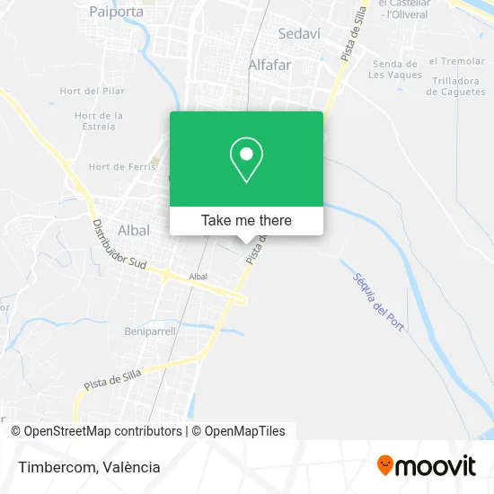 Timbercom map
