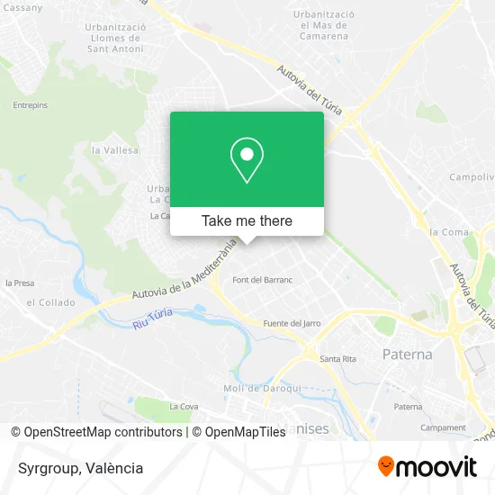 Syrgroup map