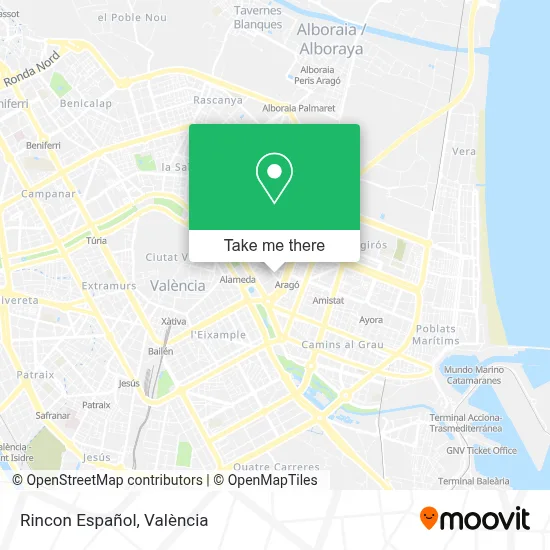 Rincon Español map
