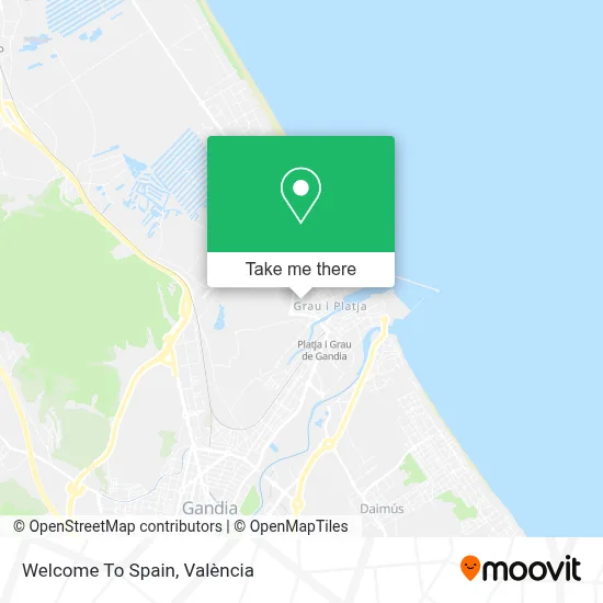 Welcome To Spain map