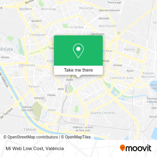 Mi Web Low Cost map