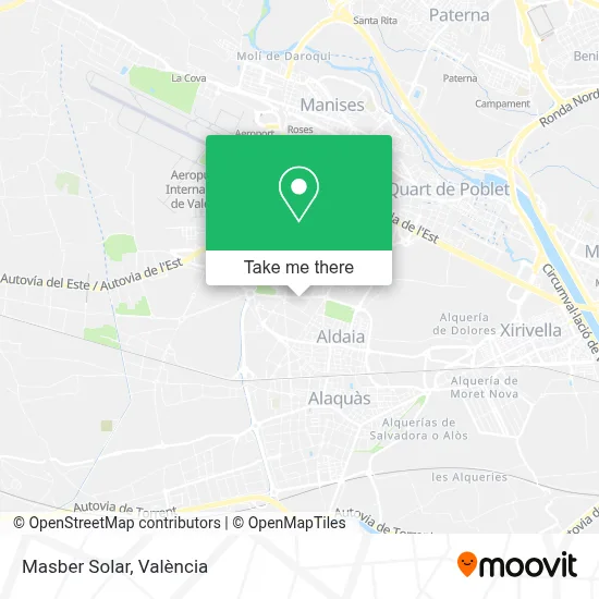 Masber Solar map