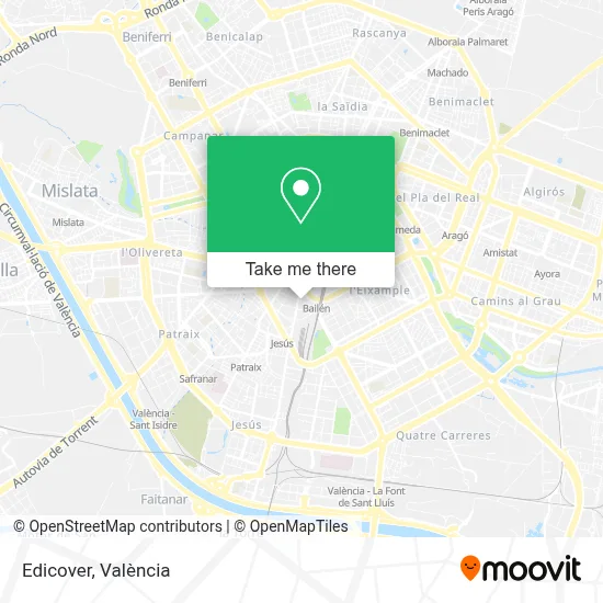 Edicover map