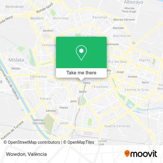 Wowdon map