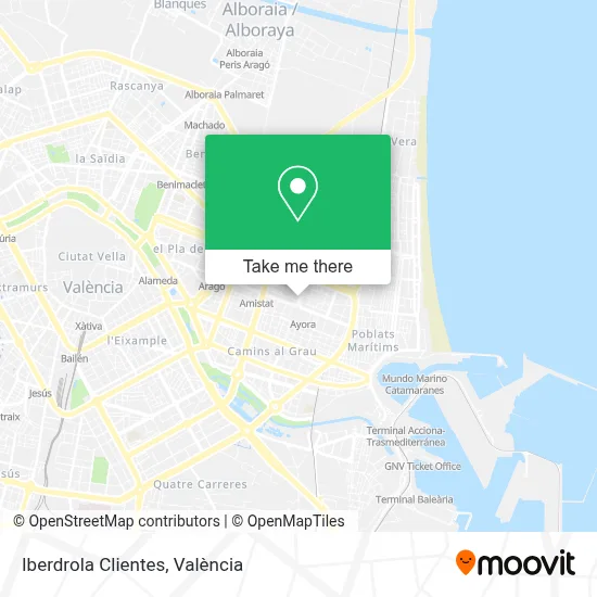 Iberdrola Clientes map