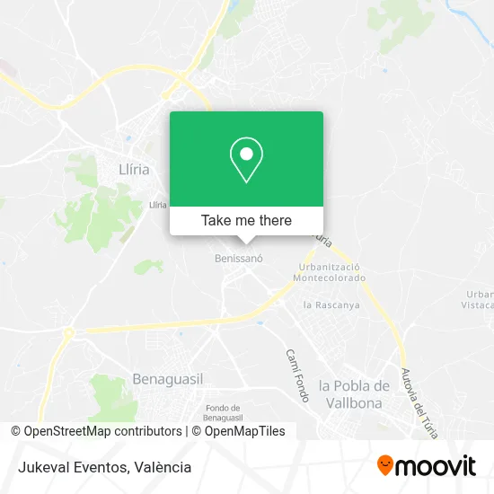 Jukeval Eventos map