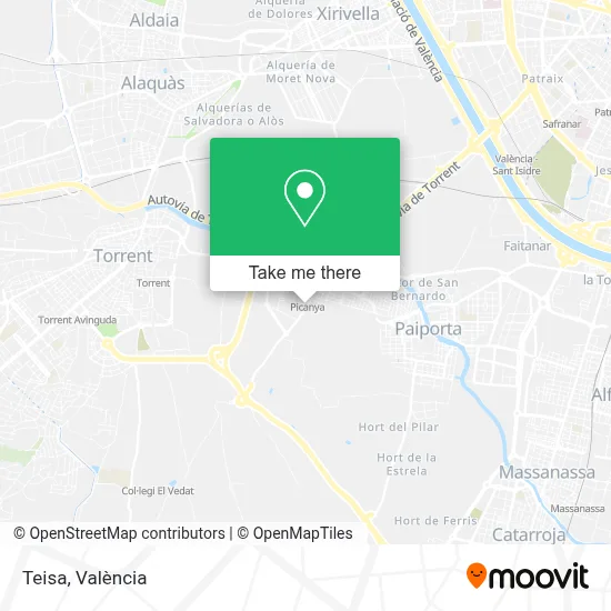 Teisa map