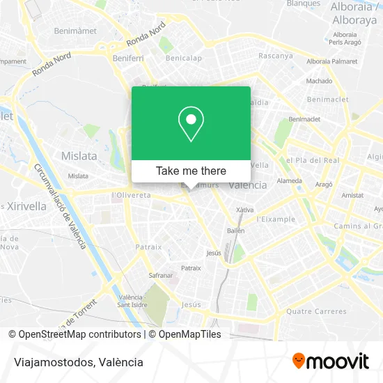 Viajamostodos map