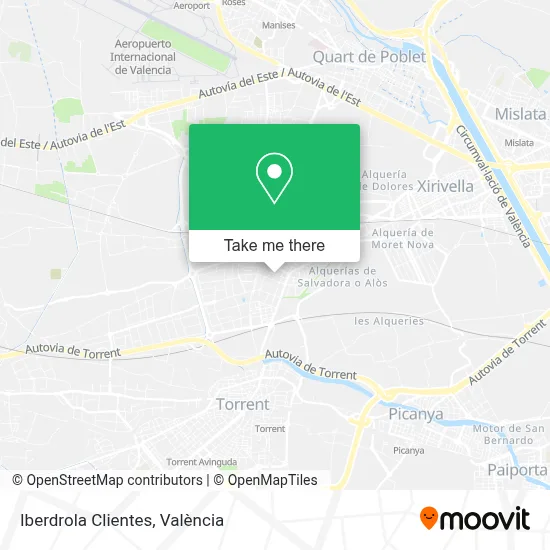Iberdrola Clientes map