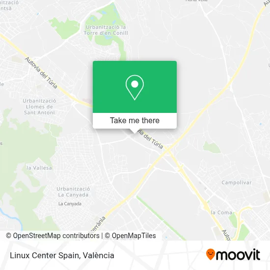 Linux Center Spain map