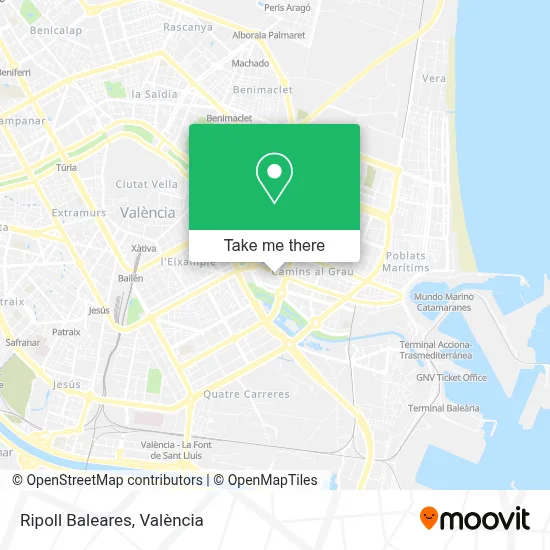 Ripoll Baleares map