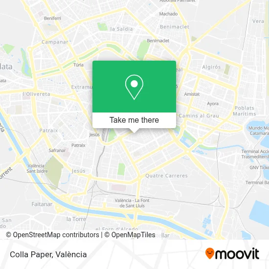 Colla Paper map