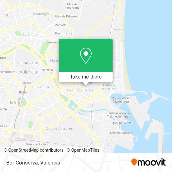 Bar Conserva map