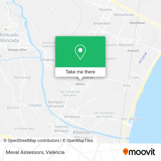 Meval Assessors map