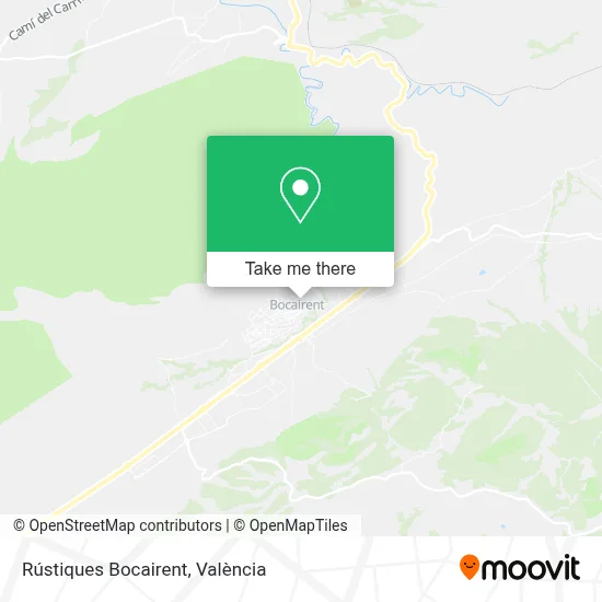 Rústiques Bocairent map