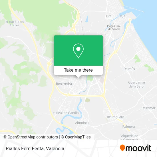 Rialles Fem Festa map