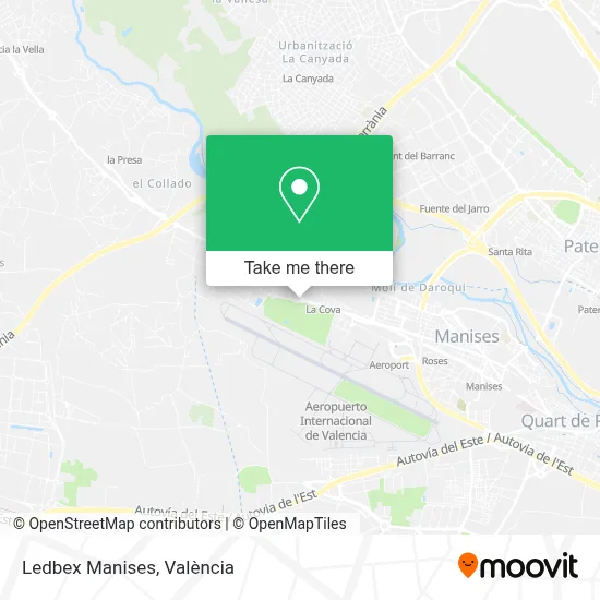 Ledbex Manises map