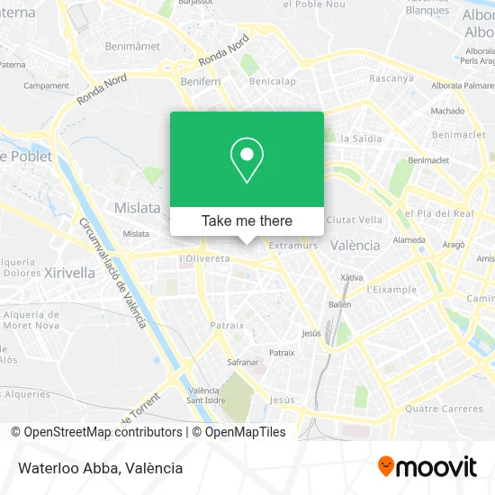 Waterloo Abba map