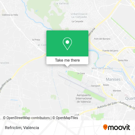 Refriclim map