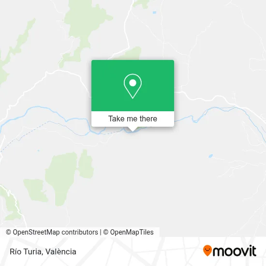 Río Turia map