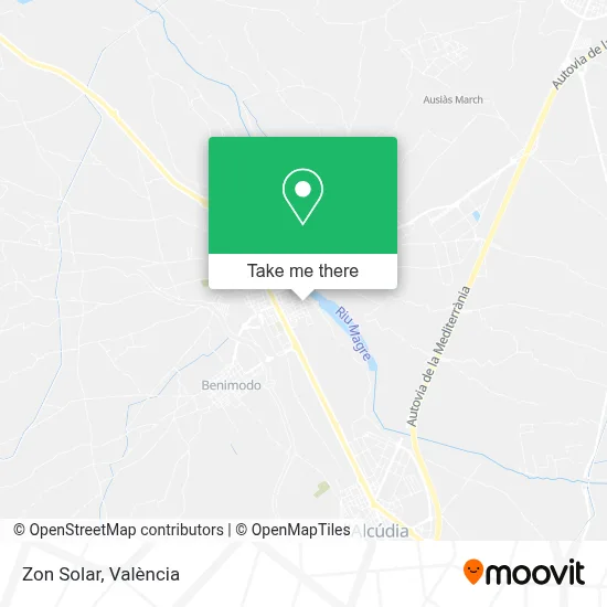 Zon Solar map