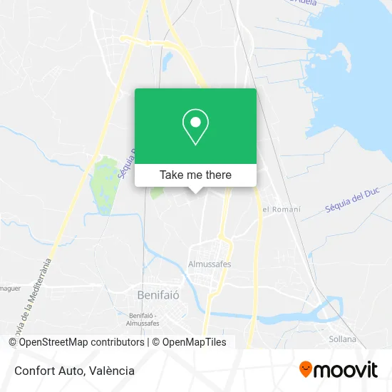 Confort Auto map