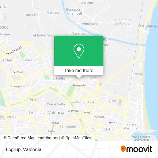 Lcgrup map
