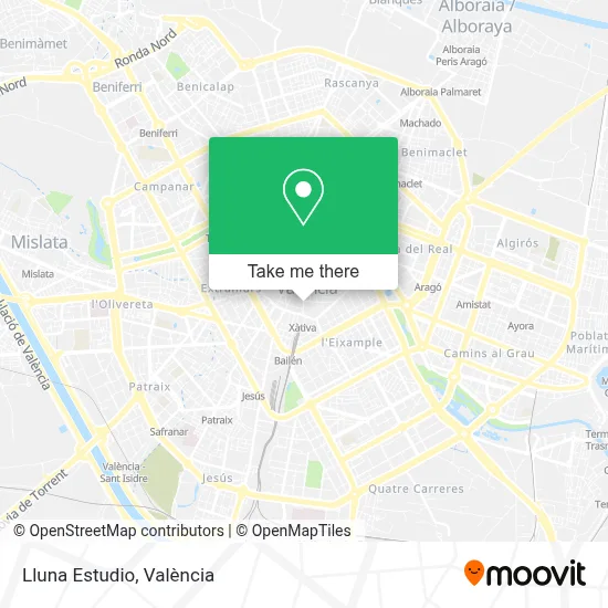Lluna Estudio map