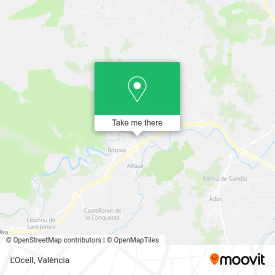 L'Ocell map