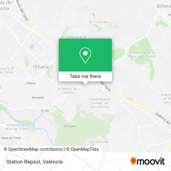 Station Repsol map
