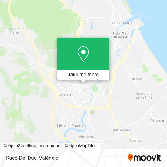 Racó Del Duc map