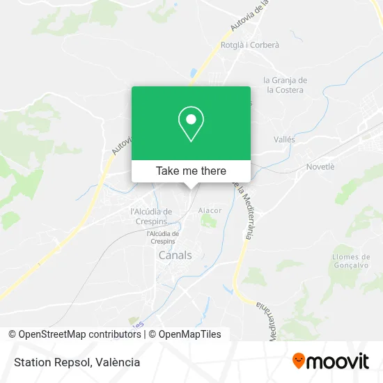 Station Repsol map
