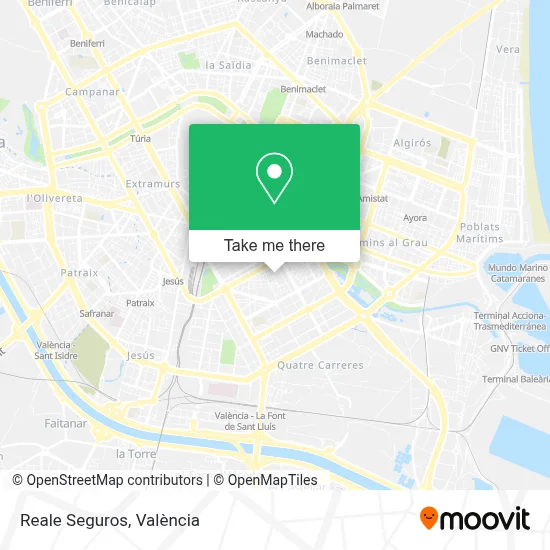 Reale Seguros map
