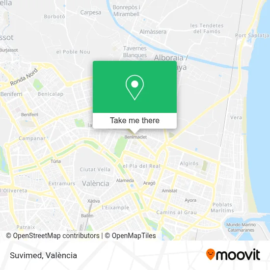 Suvimed map