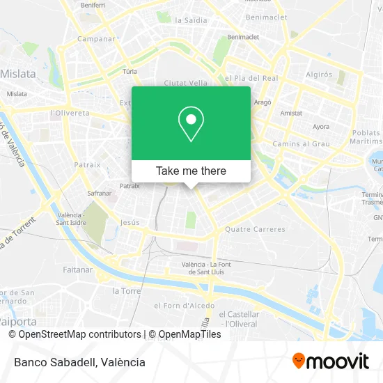 Banco Sabadell map