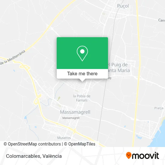 Colomarcables map