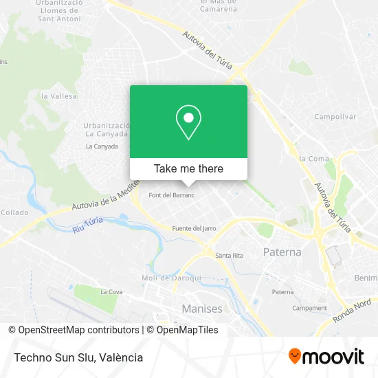 Techno Sun Slu map