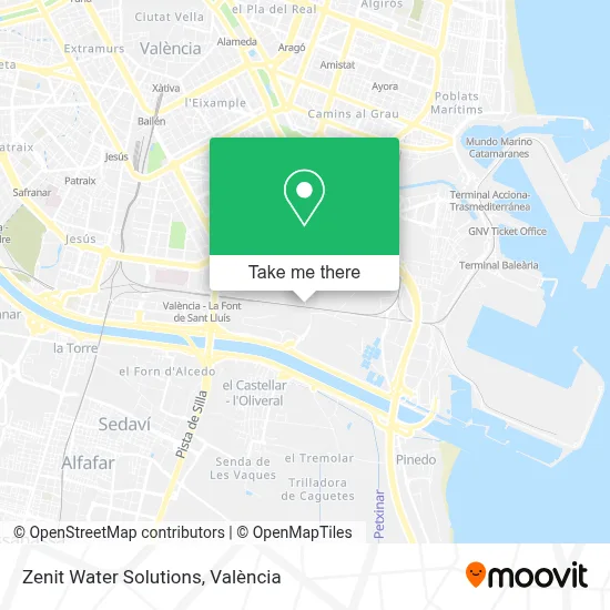 Zenit Water Solutions map