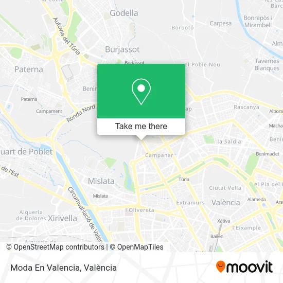 Moda En Valencia map