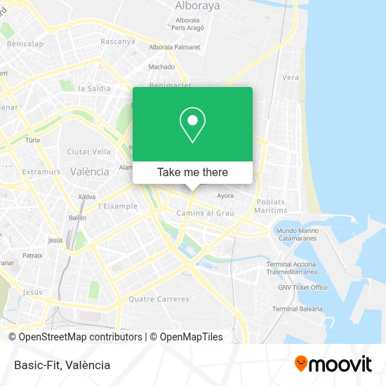 Basic-Fit map