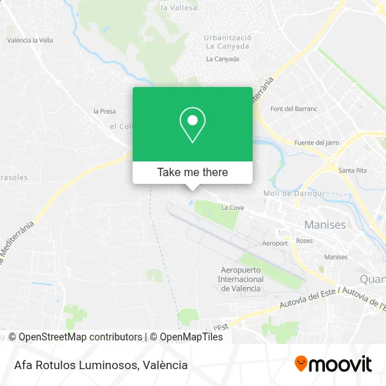 Afa Rotulos Luminosos map